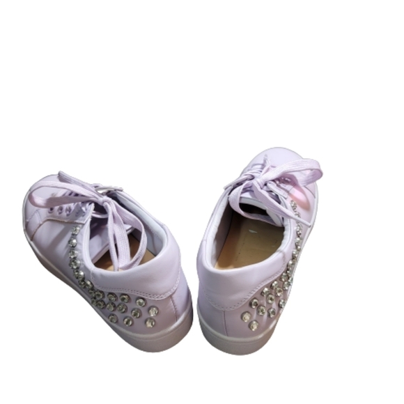Aldo sneakers athletic shoes athleisure shoes lilac rhinestones Mireidda 6.5 - Picture 4 of 8